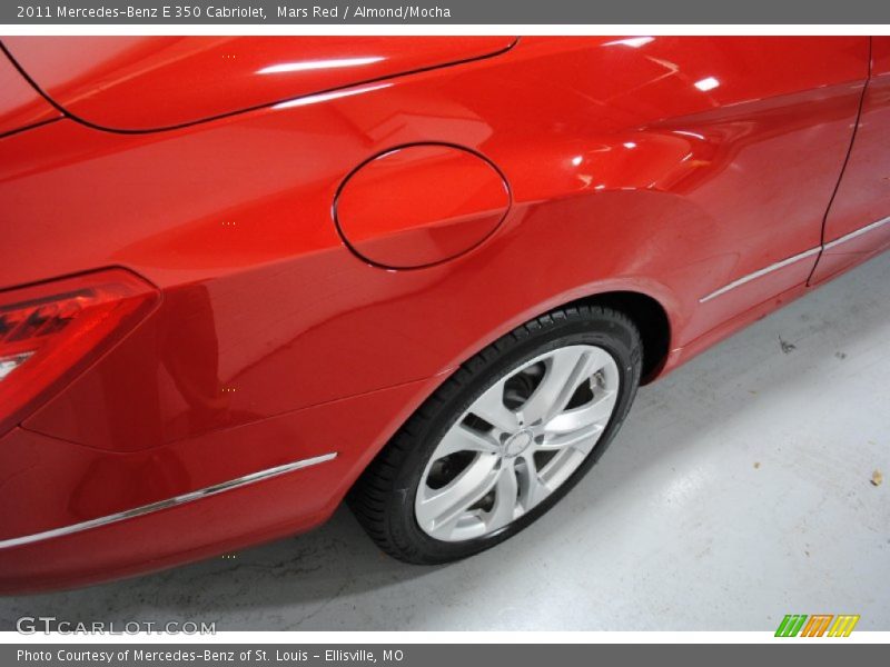 Mars Red / Almond/Mocha 2011 Mercedes-Benz E 350 Cabriolet