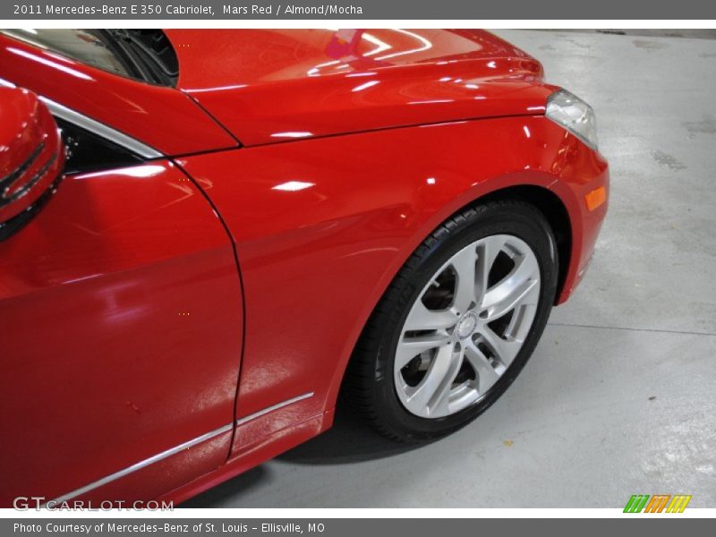 Mars Red / Almond/Mocha 2011 Mercedes-Benz E 350 Cabriolet