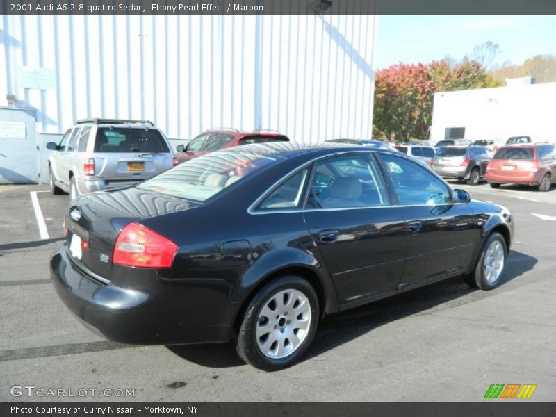 Ebony Pearl Effect / Maroon 2001 Audi A6 2.8 quattro Sedan