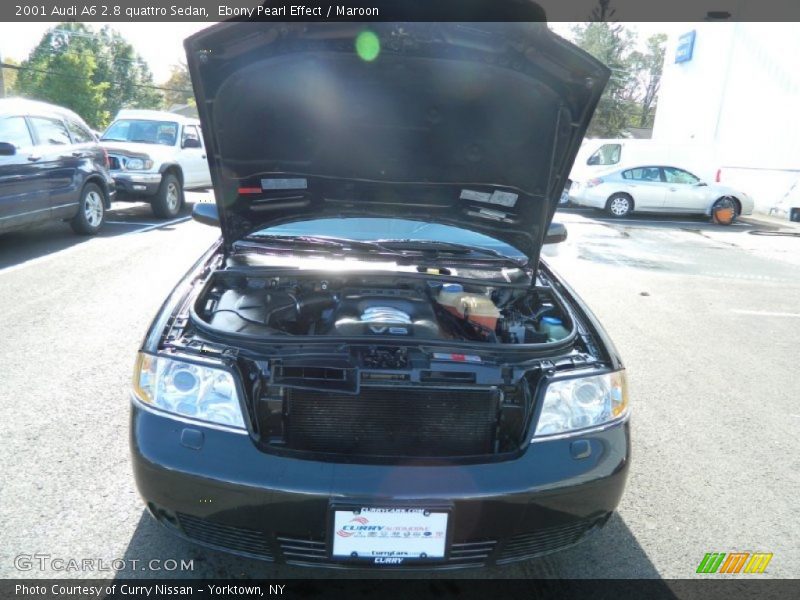 Ebony Pearl Effect / Maroon 2001 Audi A6 2.8 quattro Sedan
