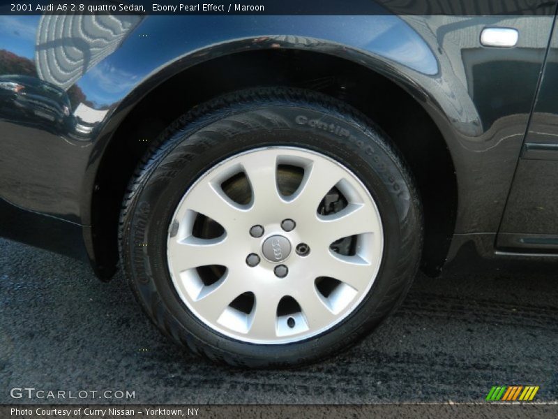 Ebony Pearl Effect / Maroon 2001 Audi A6 2.8 quattro Sedan