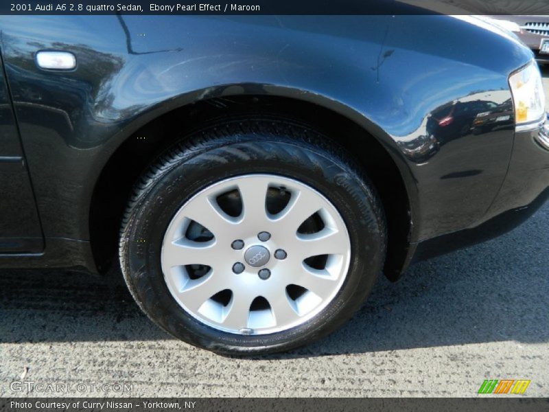Ebony Pearl Effect / Maroon 2001 Audi A6 2.8 quattro Sedan