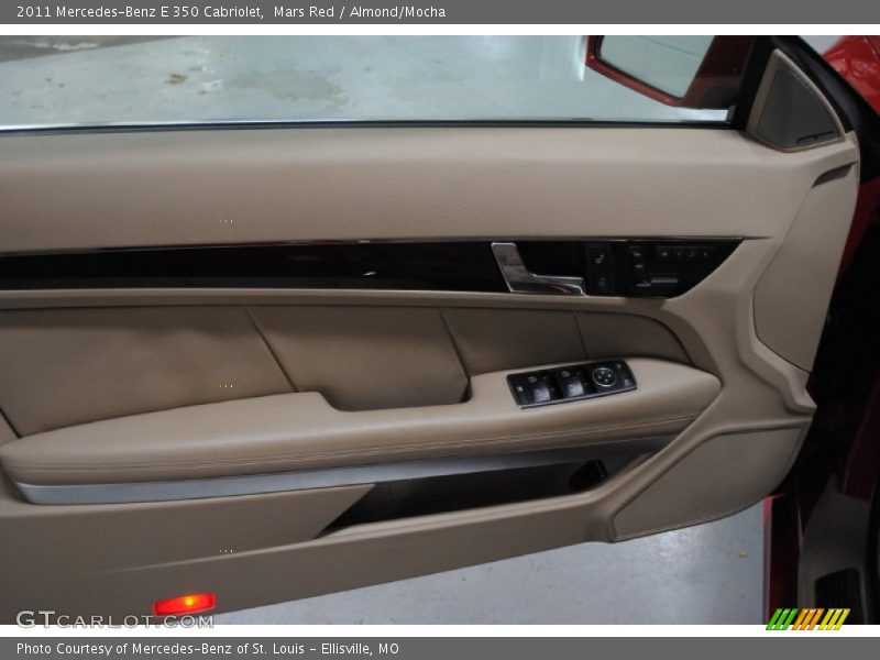 Mars Red / Almond/Mocha 2011 Mercedes-Benz E 350 Cabriolet