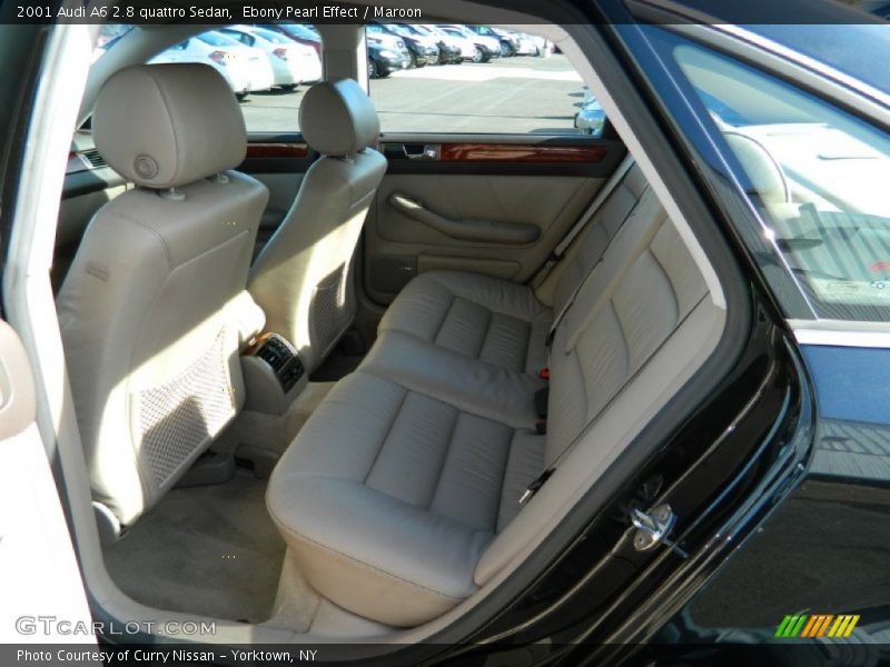 Ebony Pearl Effect / Maroon 2001 Audi A6 2.8 quattro Sedan