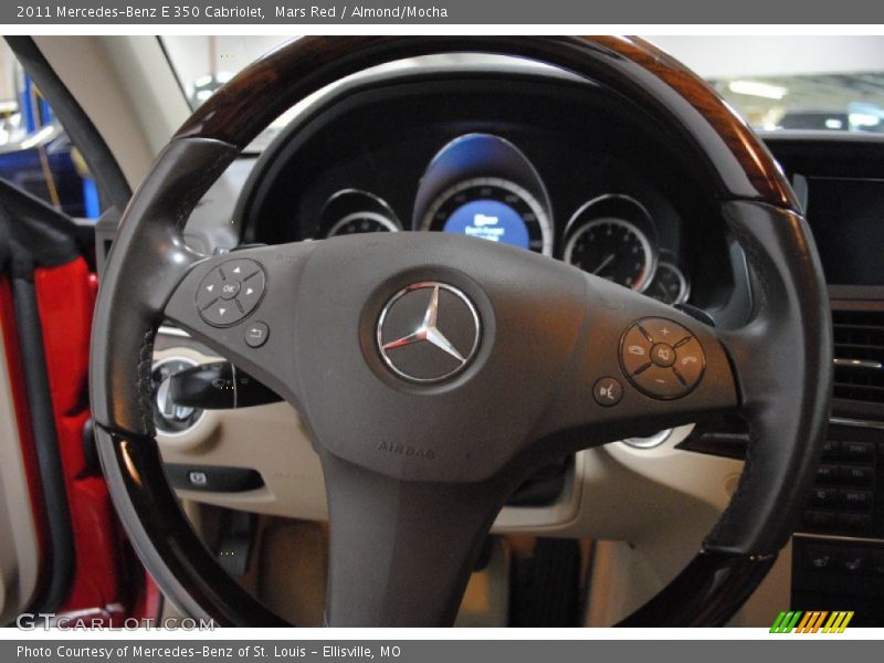 Mars Red / Almond/Mocha 2011 Mercedes-Benz E 350 Cabriolet