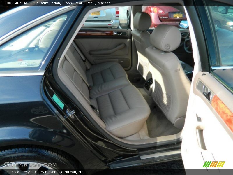 Ebony Pearl Effect / Maroon 2001 Audi A6 2.8 quattro Sedan