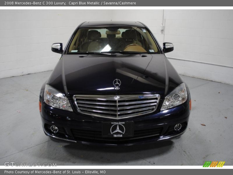 Capri Blue Metallic / Savanna/Cashmere 2008 Mercedes-Benz C 300 Luxury