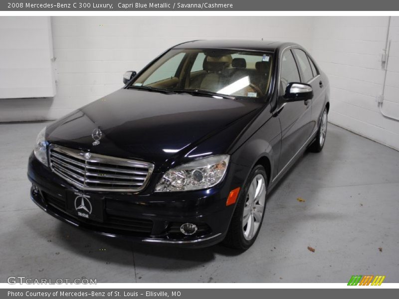 Capri Blue Metallic / Savanna/Cashmere 2008 Mercedes-Benz C 300 Luxury