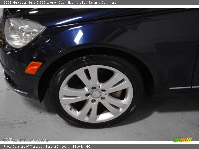 Capri Blue Metallic / Savanna/Cashmere 2008 Mercedes-Benz C 300 Luxury
