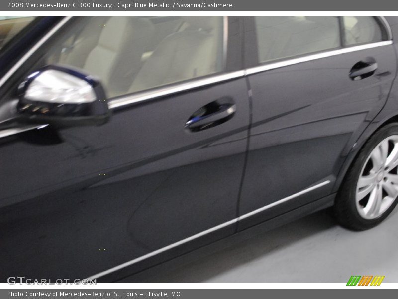 Capri Blue Metallic / Savanna/Cashmere 2008 Mercedes-Benz C 300 Luxury
