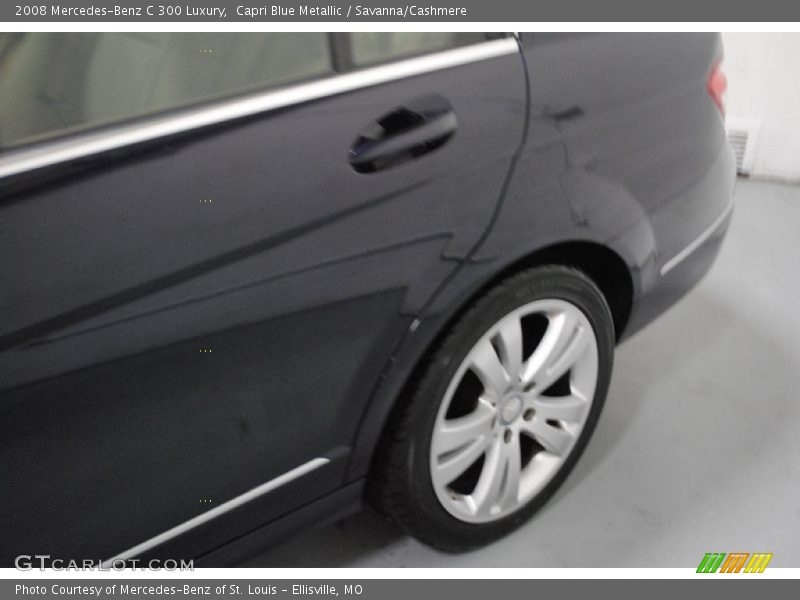 Capri Blue Metallic / Savanna/Cashmere 2008 Mercedes-Benz C 300 Luxury