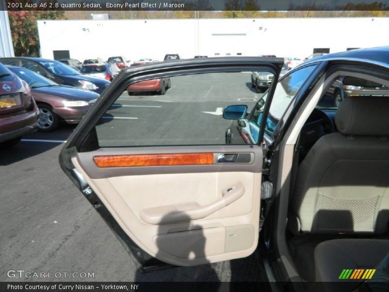 Ebony Pearl Effect / Maroon 2001 Audi A6 2.8 quattro Sedan