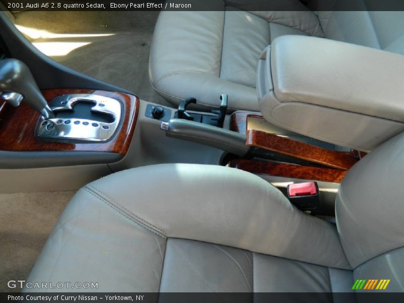 Ebony Pearl Effect / Maroon 2001 Audi A6 2.8 quattro Sedan