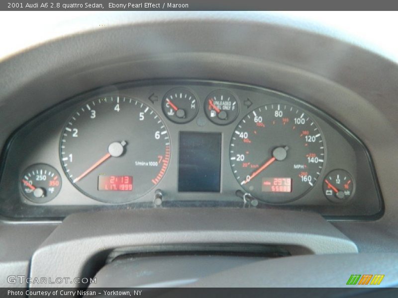 Ebony Pearl Effect / Maroon 2001 Audi A6 2.8 quattro Sedan