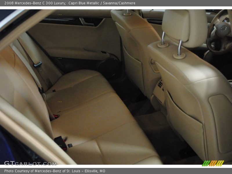 Capri Blue Metallic / Savanna/Cashmere 2008 Mercedes-Benz C 300 Luxury