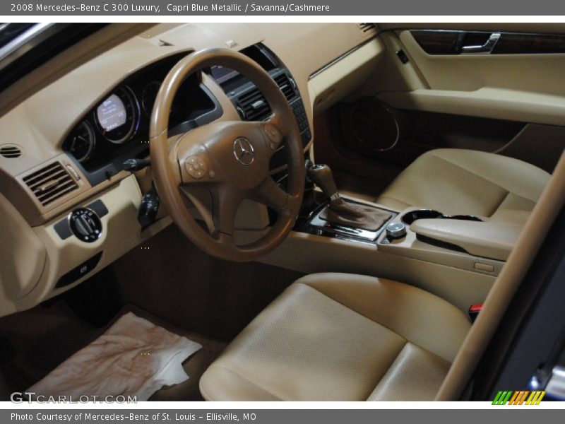 Capri Blue Metallic / Savanna/Cashmere 2008 Mercedes-Benz C 300 Luxury