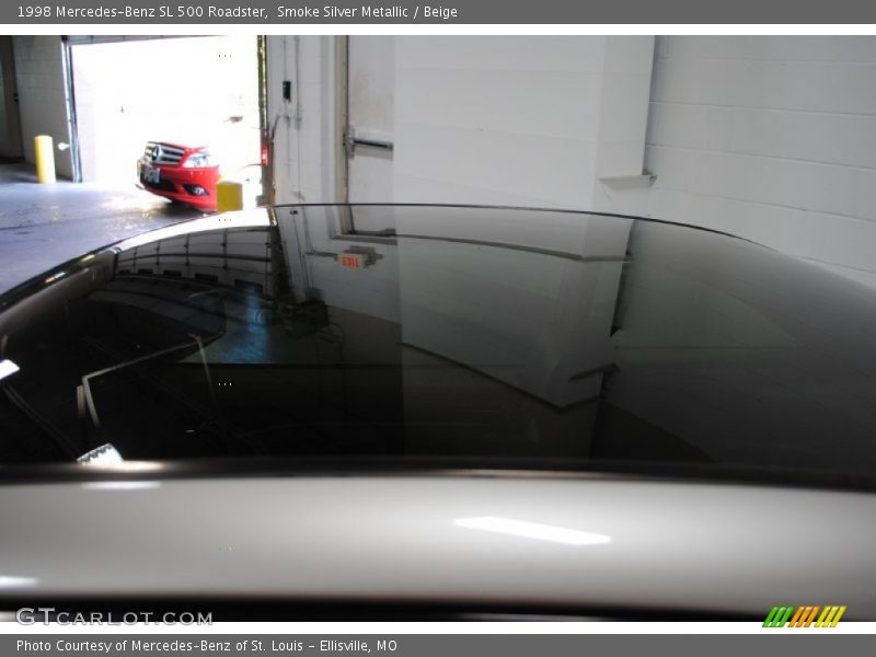 Smoke Silver Metallic / Beige 1998 Mercedes-Benz SL 500 Roadster