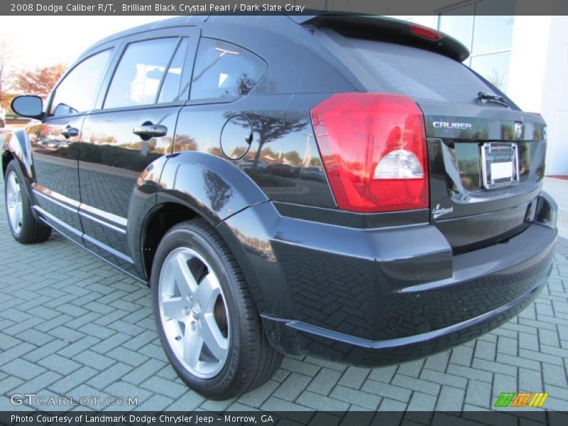 Brilliant Black Crystal Pearl / Dark Slate Gray 2008 Dodge Caliber R/T