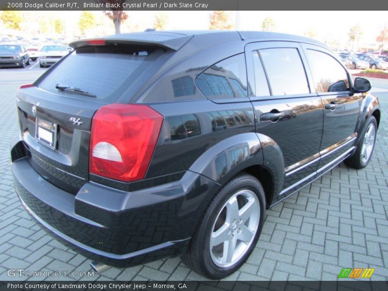 Brilliant Black Crystal Pearl / Dark Slate Gray 2008 Dodge Caliber R/T