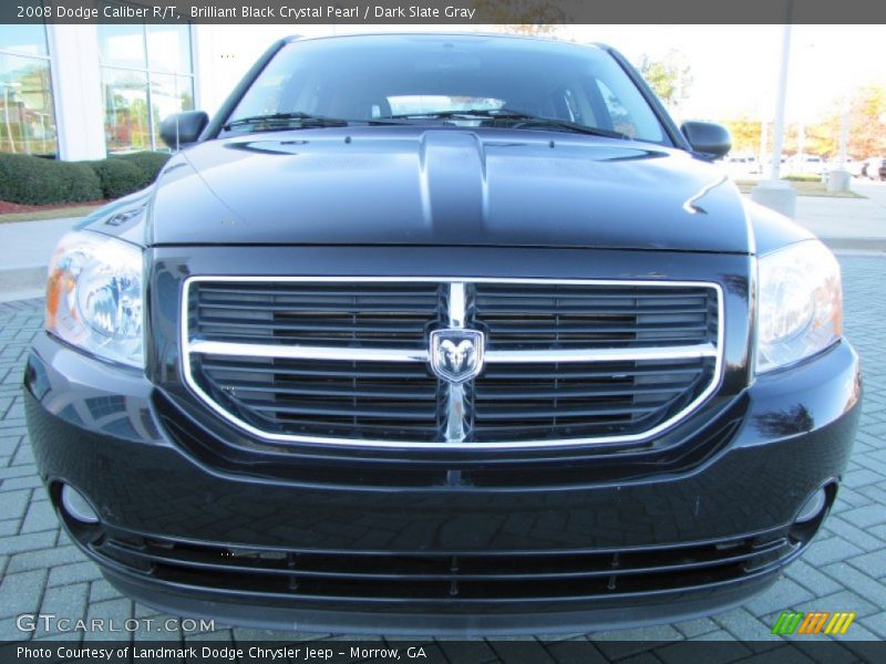 Brilliant Black Crystal Pearl / Dark Slate Gray 2008 Dodge Caliber R/T