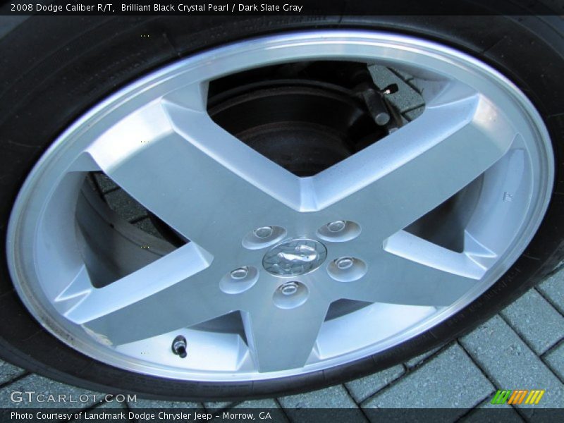 Brilliant Black Crystal Pearl / Dark Slate Gray 2008 Dodge Caliber R/T