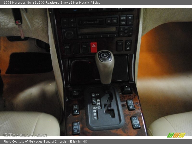 Smoke Silver Metallic / Beige 1998 Mercedes-Benz SL 500 Roadster