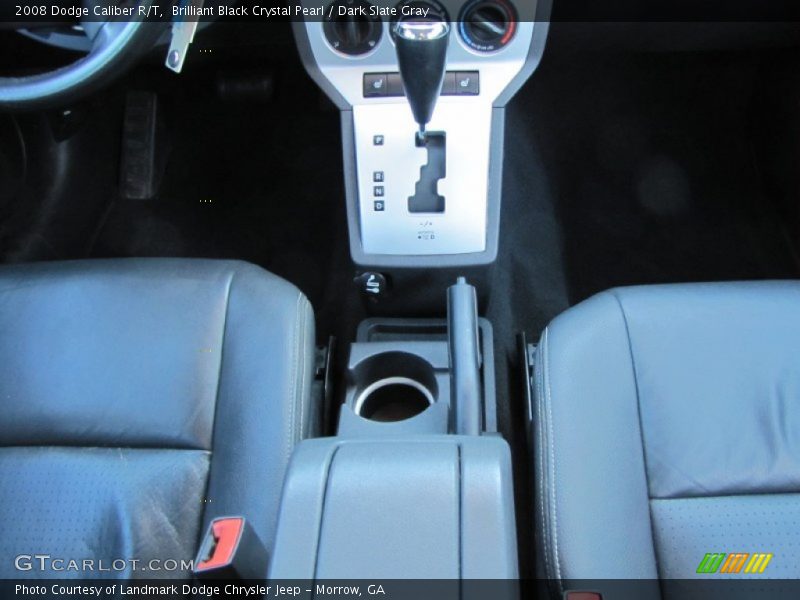 Brilliant Black Crystal Pearl / Dark Slate Gray 2008 Dodge Caliber R/T