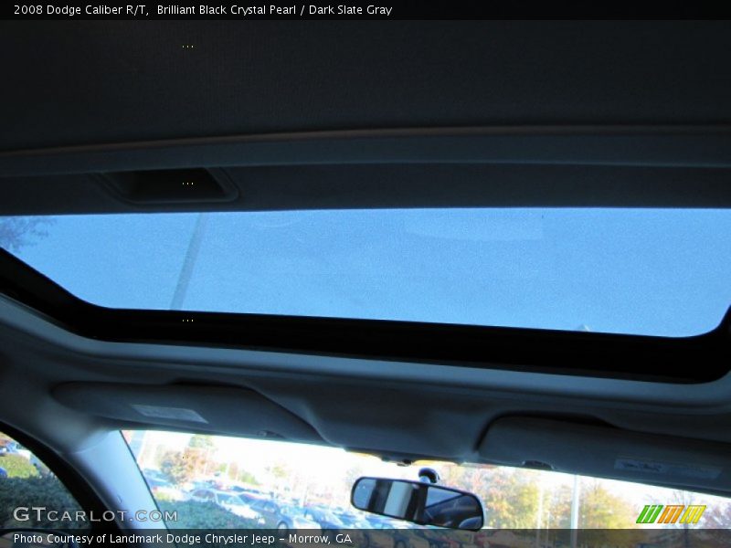 Brilliant Black Crystal Pearl / Dark Slate Gray 2008 Dodge Caliber R/T