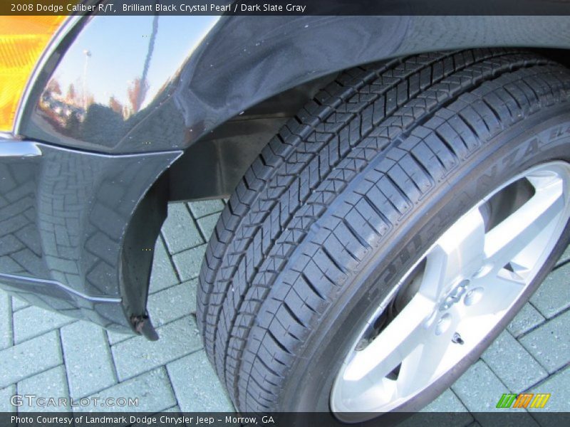 Brilliant Black Crystal Pearl / Dark Slate Gray 2008 Dodge Caliber R/T
