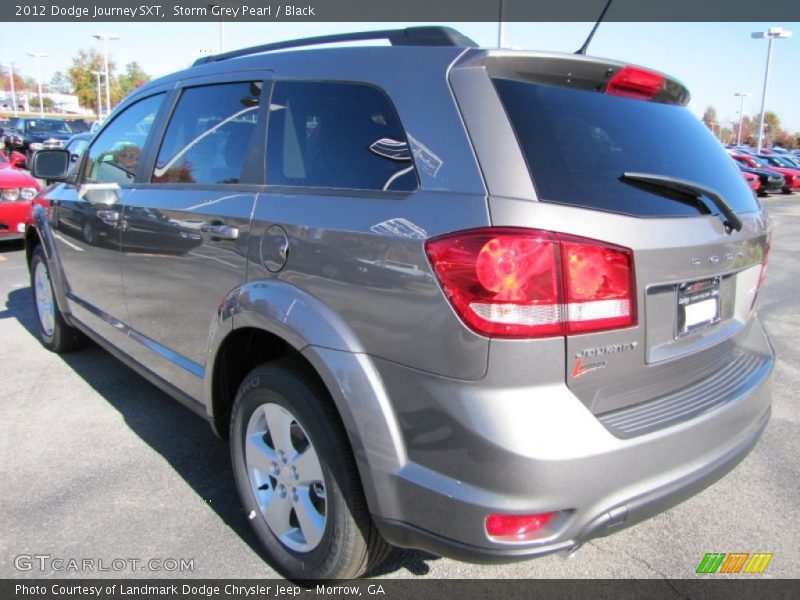 Storm Grey Pearl / Black 2012 Dodge Journey SXT