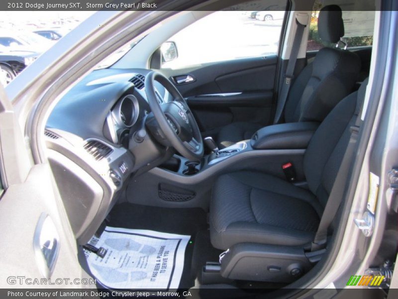 Storm Grey Pearl / Black 2012 Dodge Journey SXT