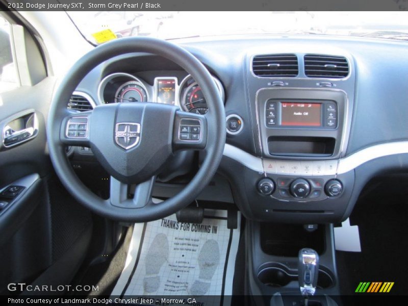 Storm Grey Pearl / Black 2012 Dodge Journey SXT