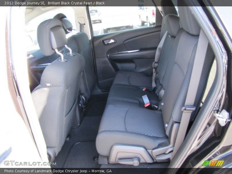 Brilliant Black Crystal Pearl / Black 2012 Dodge Journey SE