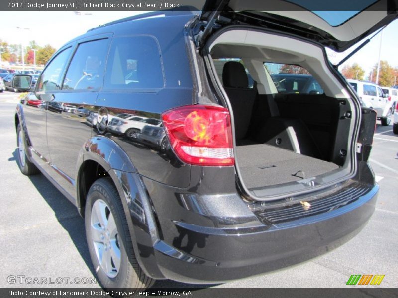 Brilliant Black Crystal Pearl / Black 2012 Dodge Journey SE
