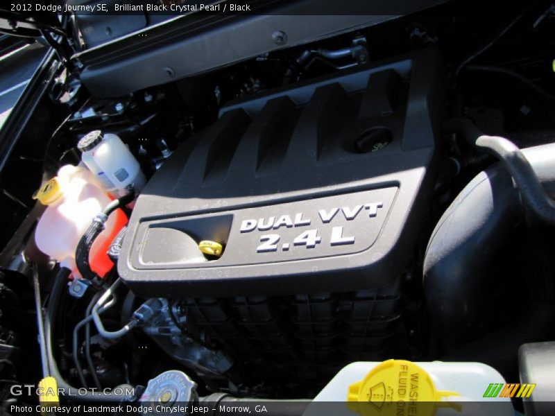 Brilliant Black Crystal Pearl / Black 2012 Dodge Journey SE