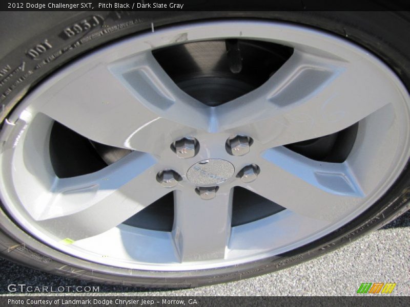 Pitch Black / Dark Slate Gray 2012 Dodge Challenger SXT