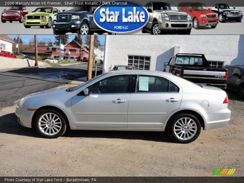 Silver Frost Metallic / Dark Charcoal 2006 Mercury Milan V6 Premier