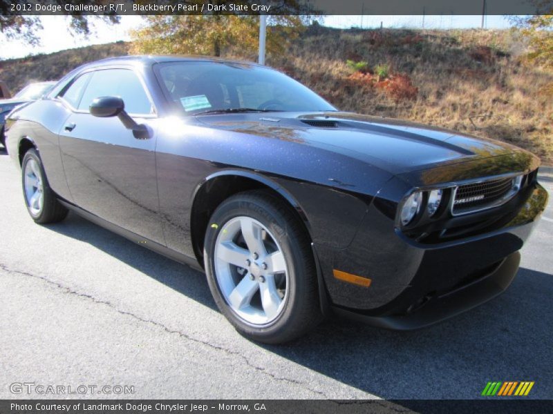 Blackberry Pearl / Dark Slate Gray 2012 Dodge Challenger R/T