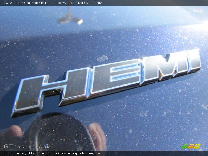 Blackberry Pearl / Dark Slate Gray 2012 Dodge Challenger R/T