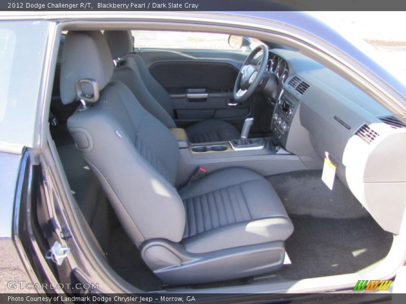 Blackberry Pearl / Dark Slate Gray 2012 Dodge Challenger R/T