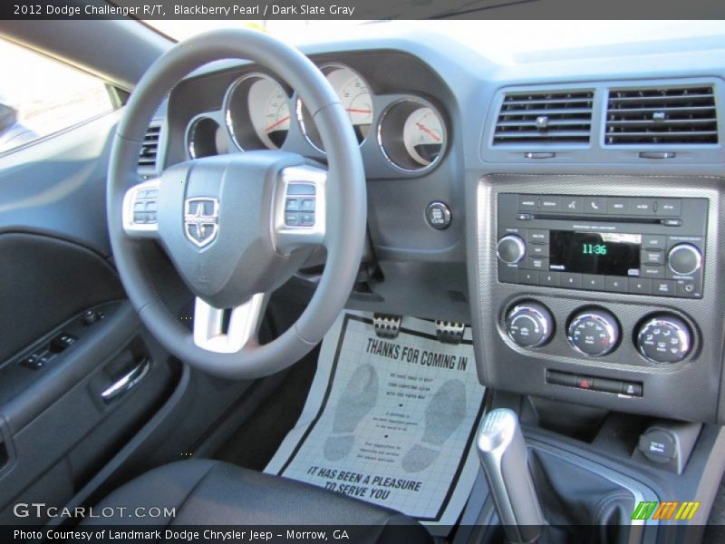 Blackberry Pearl / Dark Slate Gray 2012 Dodge Challenger R/T