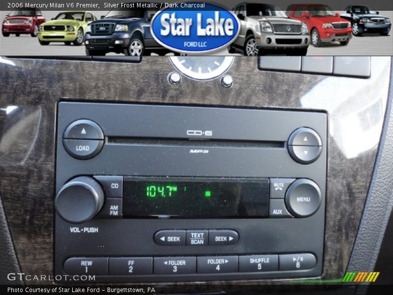 Silver Frost Metallic / Dark Charcoal 2006 Mercury Milan V6 Premier
