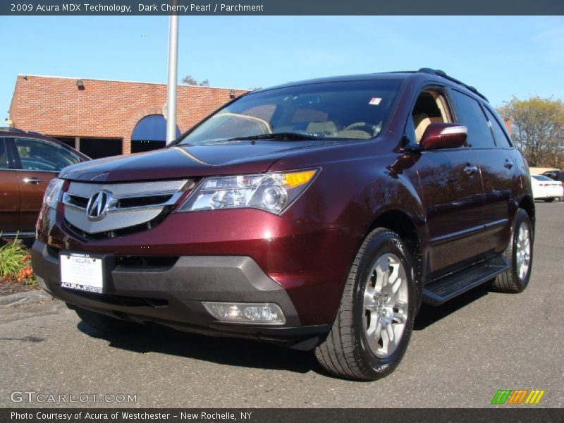 Dark Cherry Pearl / Parchment 2009 Acura MDX Technology