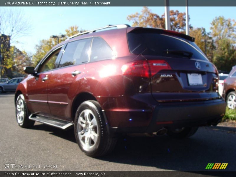 Dark Cherry Pearl / Parchment 2009 Acura MDX Technology