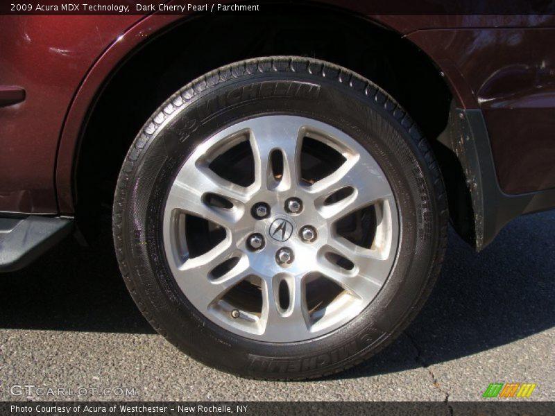 Dark Cherry Pearl / Parchment 2009 Acura MDX Technology