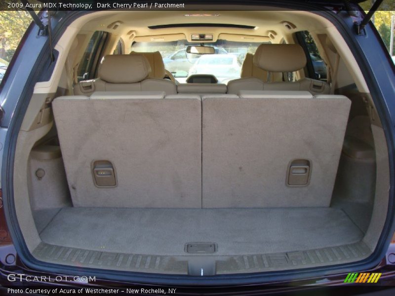 Dark Cherry Pearl / Parchment 2009 Acura MDX Technology