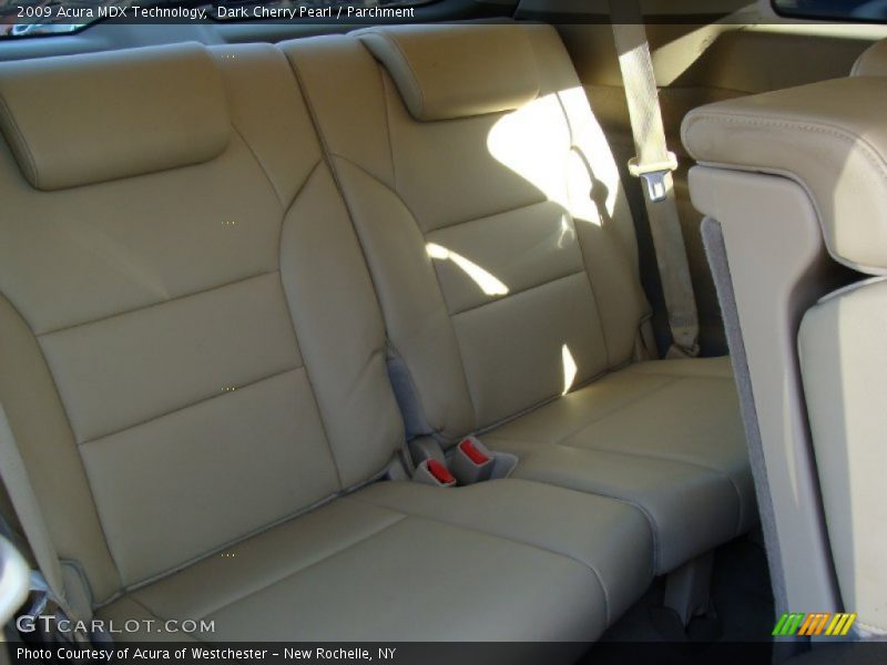 Dark Cherry Pearl / Parchment 2009 Acura MDX Technology