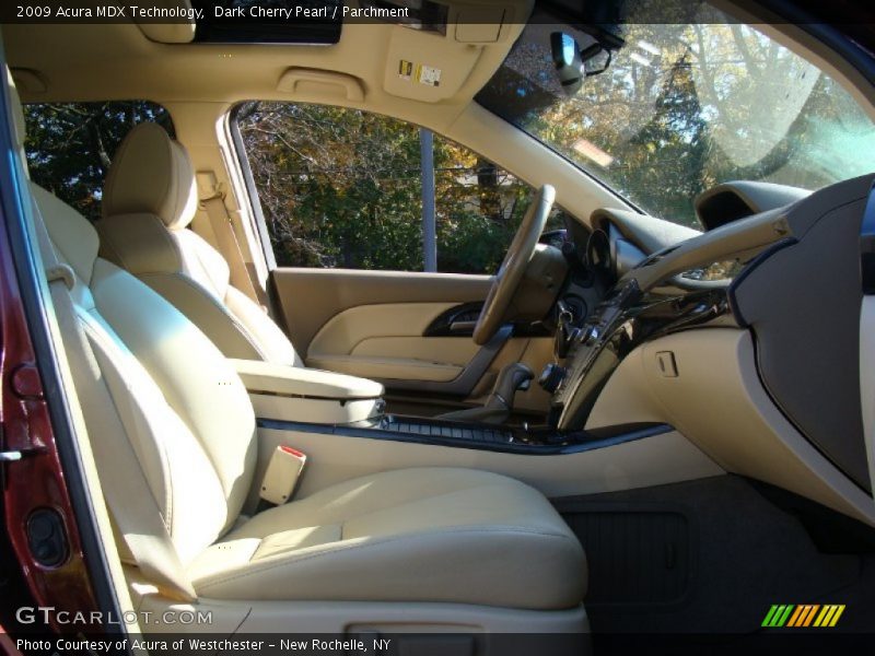 Dark Cherry Pearl / Parchment 2009 Acura MDX Technology