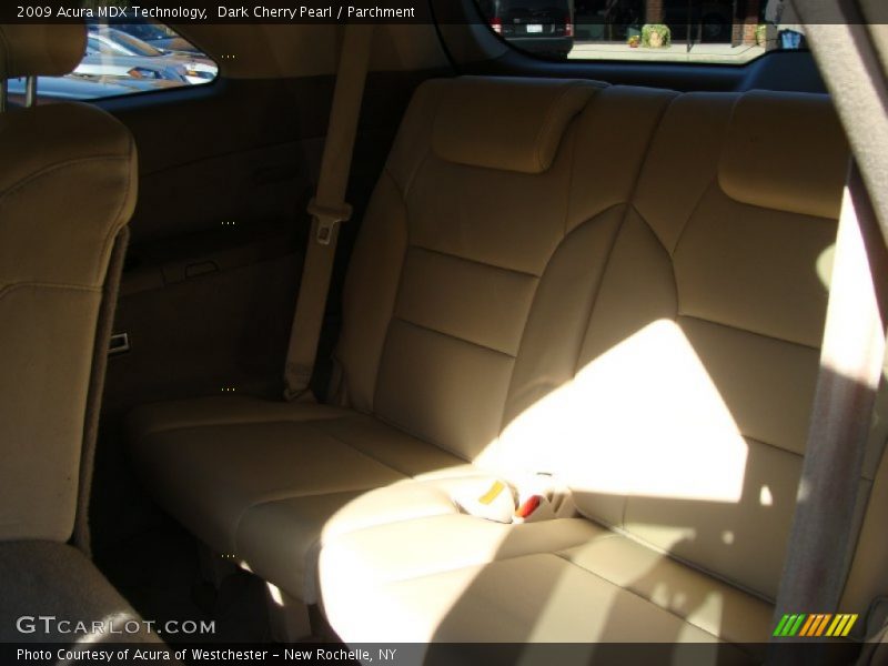 Dark Cherry Pearl / Parchment 2009 Acura MDX Technology