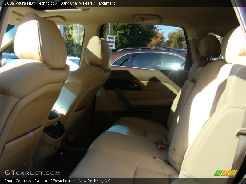 Dark Cherry Pearl / Parchment 2009 Acura MDX Technology